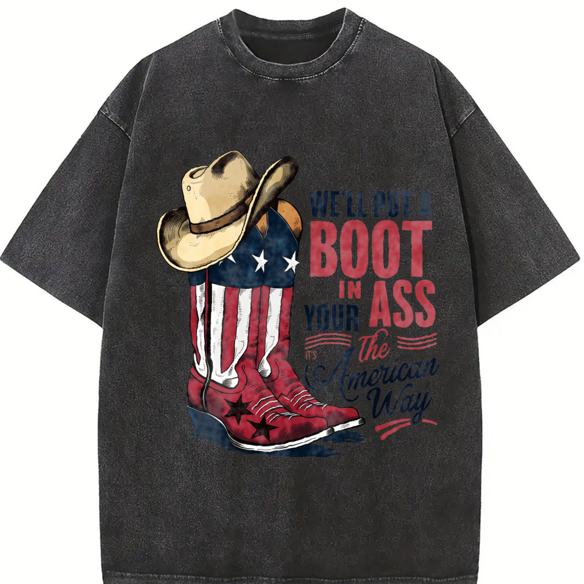 TShirt, Courtesy of the Red, White and Blue In 4th of July Sweatshirt Hoodie