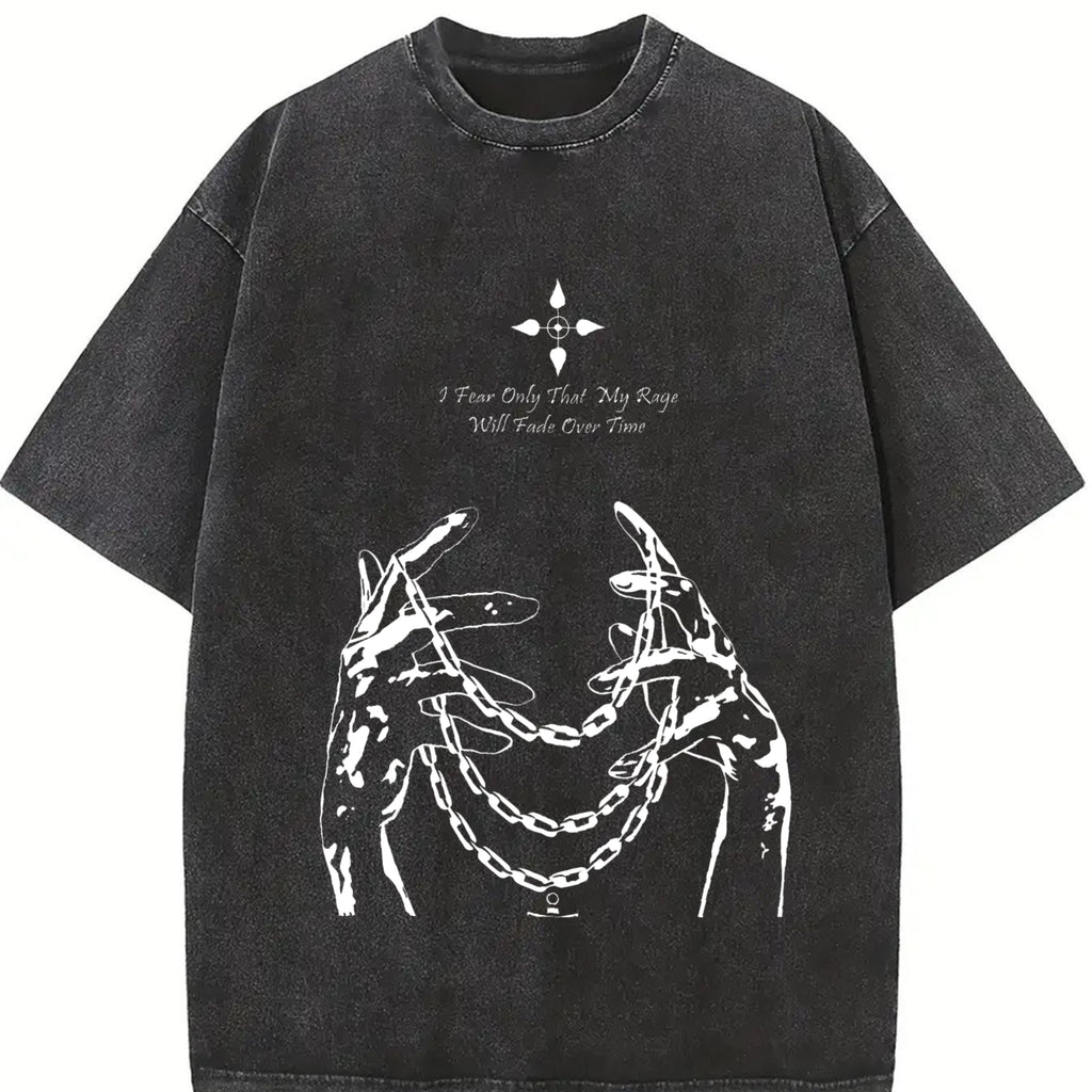 valentine shirts Limited Edition Chain of Judgement Kurapika Hunter x Hunter Anime Double Printed Oversize Lightweight Acid Washed Tee, Gift For anime merch