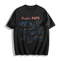 Funny Pasta Dachshund Cotton T-Shirt - Black