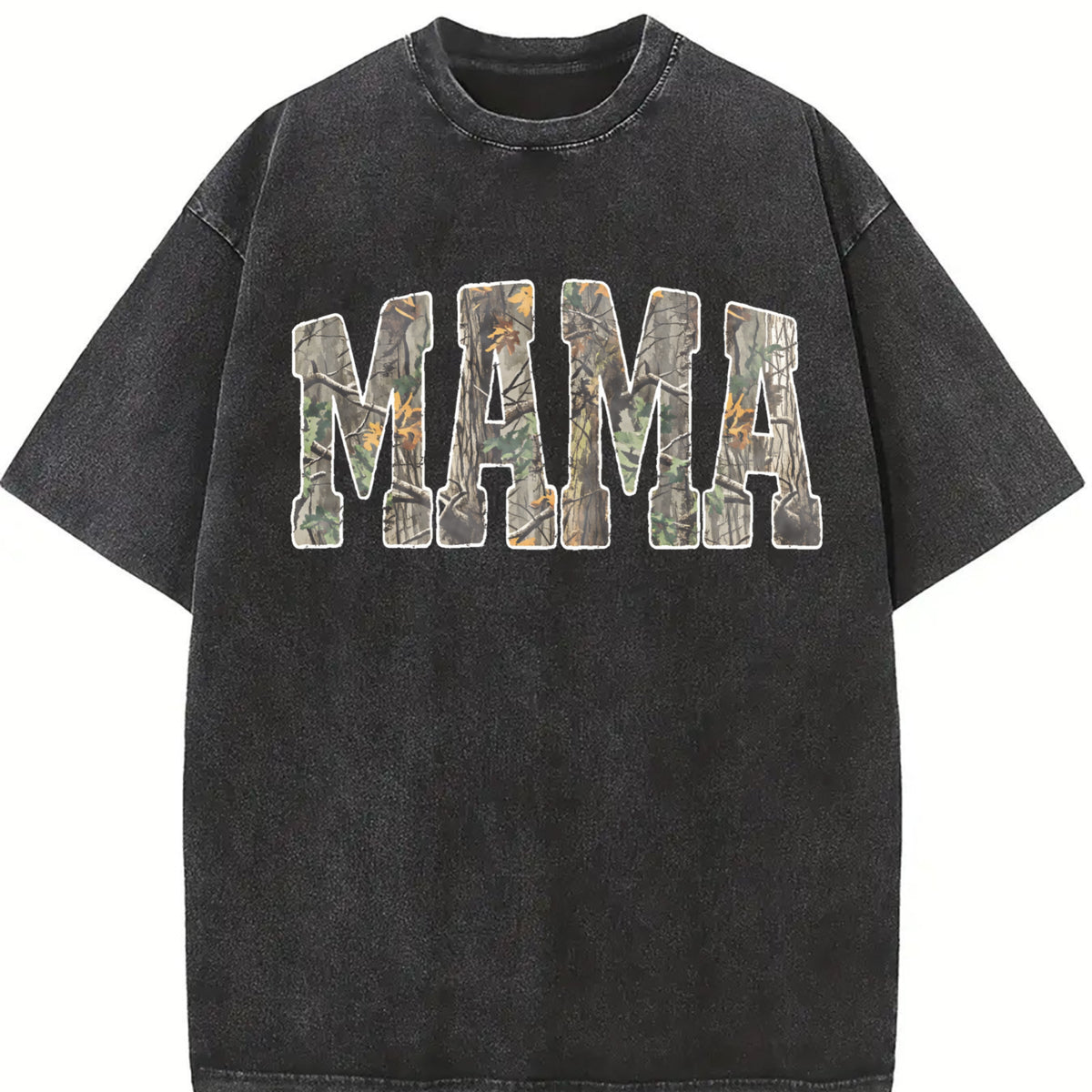 Hunting Mama Camo Western Vintage Sweatshirt, Trendy Mom Shirt, Camo Print Sweatshirt, Retro Hunting Distressed, Camo Cozy Season
