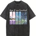 Comfort Colors Keep It 100 Land Sea Sky Shirt | Fate of Ophelia TS Showgirl Inspired T-Shirt