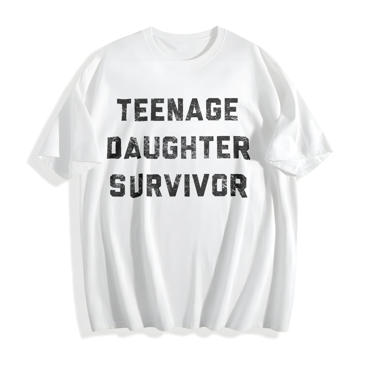 Manly Dad Funny Father's Day For Dads - Sarcastic For Rad Cotton T-Shirt - product view