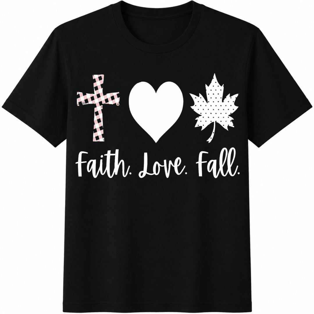 1-piece--multiple Colors Available - God's Grace Cotton T-Shirt - Black