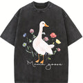 Comfort Colors Mama Goose,Silly Goose Shirt,Goose Lover Tee,Goose Bumps T-shirt,Goose Tee,Goose Floral Tee,Goose Pregnancy Announcement Tee Streetwear