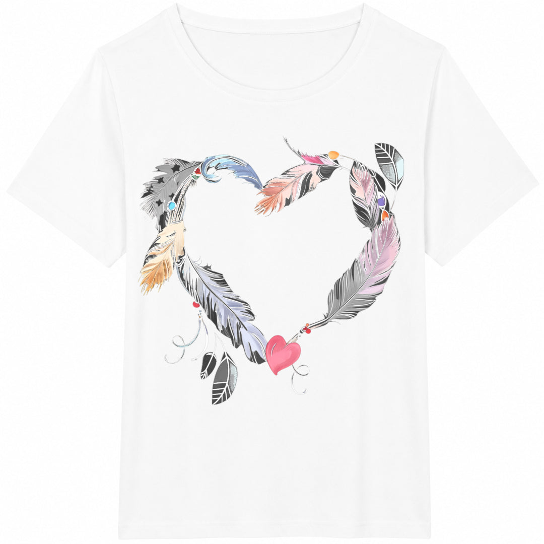 I'm Fine Slogan And Cat Cotton T-Shirt - product view