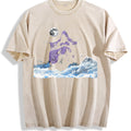 Fun Vintage Washed T-Shirt - Beige