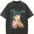 valentine shirts SDScMao Mao's Apothecary Diaries Anime Washed T-shirts Remedies Medicine Cartoon T Shirt Men Women Clothing Fashion Aesthetic TshirtDPE