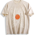 Sunburst Vintage Washed T-Shirt - Beige