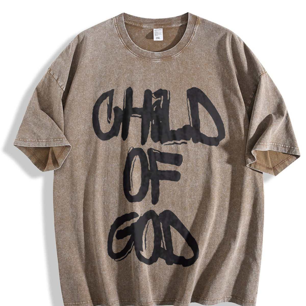 Child Of God Graffiti Vintage Washed T-Shirt - product view