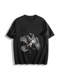 F-caw-f Cotton T-Shirt - Black