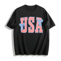USA Cotton T-Shirt - Black