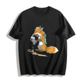 Ladies' Autumn Cotton T-Shirt - Black