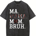 Ma Mama Mom Bruh Baseball Tshirt, Funny Sports Mom Tee, Game Day Shirt, Mother’s Day Gift Top Womenswear