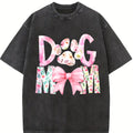 Comfort Colors Dog Mama Shirt, Dog Mom Gift, Dog Mom Shirt for Women, Dog Mom Tee, Dog Parent Shirt, Dog Lover Gift, Floral Dog Mom Shirt