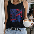 Patriotic Eagle USA Women's Tank Top - Black