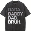 Ootd T Shirt Dada Daddy Dad Bruh Funny Husband Dad Father's Day Mens T-Shirt Black-Hoodie-front Black-Sweatshirt-front