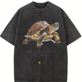 Slow Motion Turtle Shirt - Casual Cotton Retro T-Shirt with Vintage Graphic Design for Men and Womenmen gifts,graphic tees
