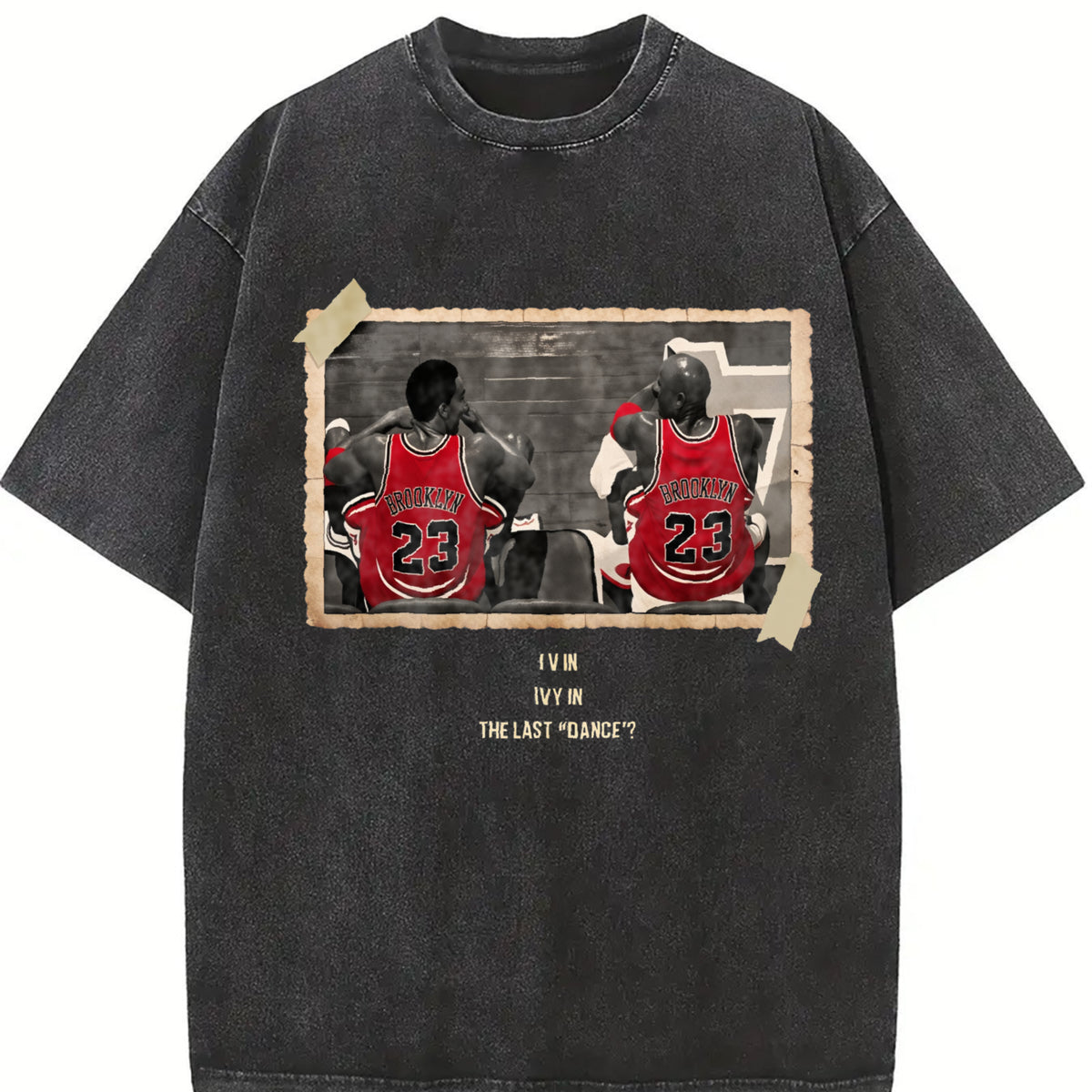 Chicago The Last Dance Vintage MJ & Pip T-Shirt Crewneck Cotton
