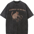 Comfort ColorsChinga La Migra Shirt, Pro Immigration Tshirt, Abolish ICE Funny Cat Political Tee, Human Rights Civil Rights Equality Tee, Feminist T-Shirt