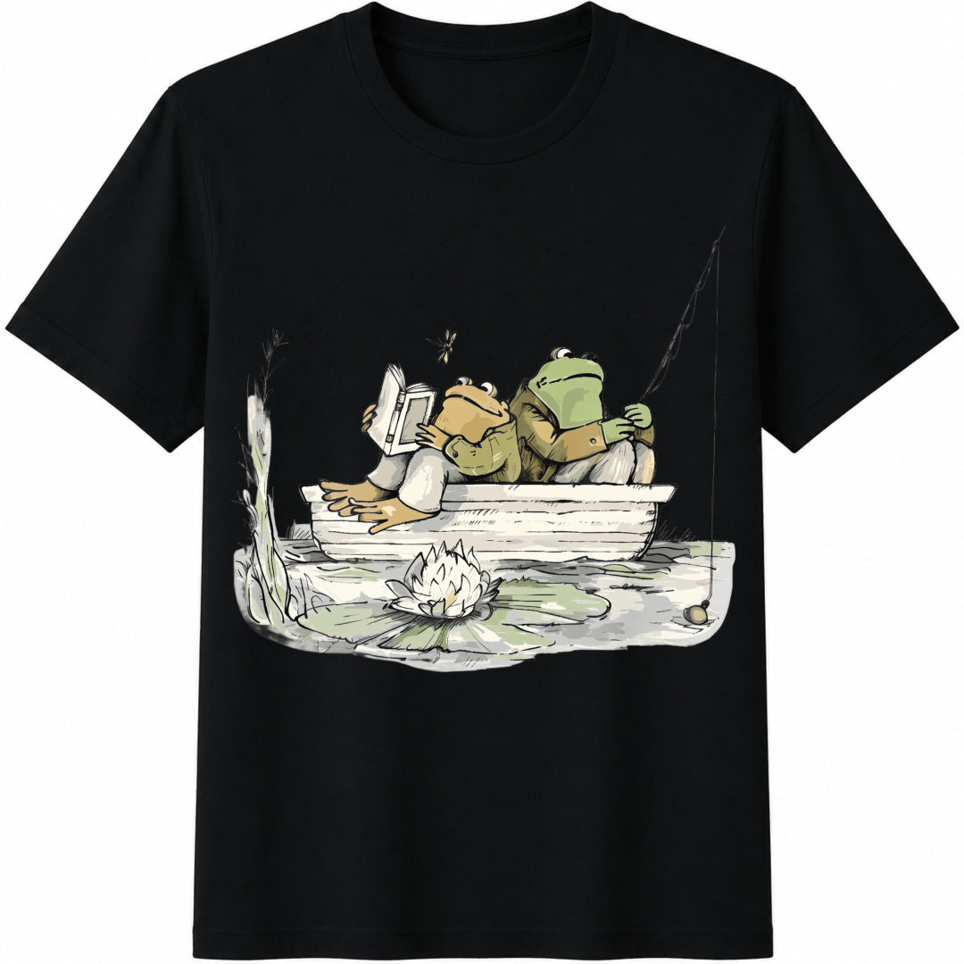 Frog 90s Cotton T-Shirt - Black
