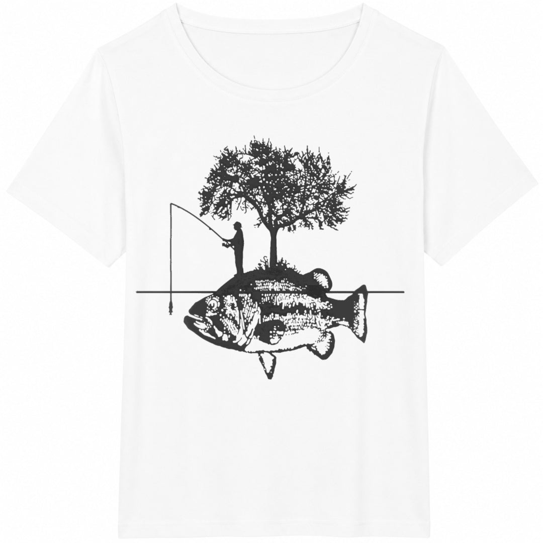 Fishing Funny Fishing For Guys Boys Cotton T-Shirt - product view