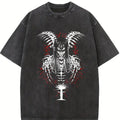 valentine shirts ''The End'' Eren Yeager T-Shirt Attack on Titan Anime Graphic Tee Final Season Oversized Acid Washed Cotton Shirt Anime Streetwear Casual Menswear Anime Merch Gift for Anime Fans AOT Lover