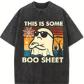 Funny Halloween Shirts For Men, This is Some Boo Sheet Ghost Retro Funny Halloween Men Women T-Shirt Menswear - Available from size S to 5XL Black-Hoodie-front Black-Sweatshirt-front