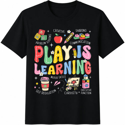 1-piece-- Different Cotton T-Shirt - Black