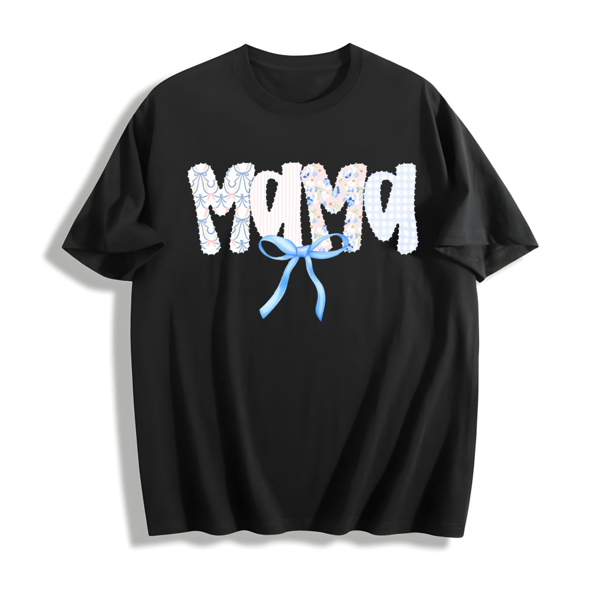 Mama Cotton T-Shirt - Black