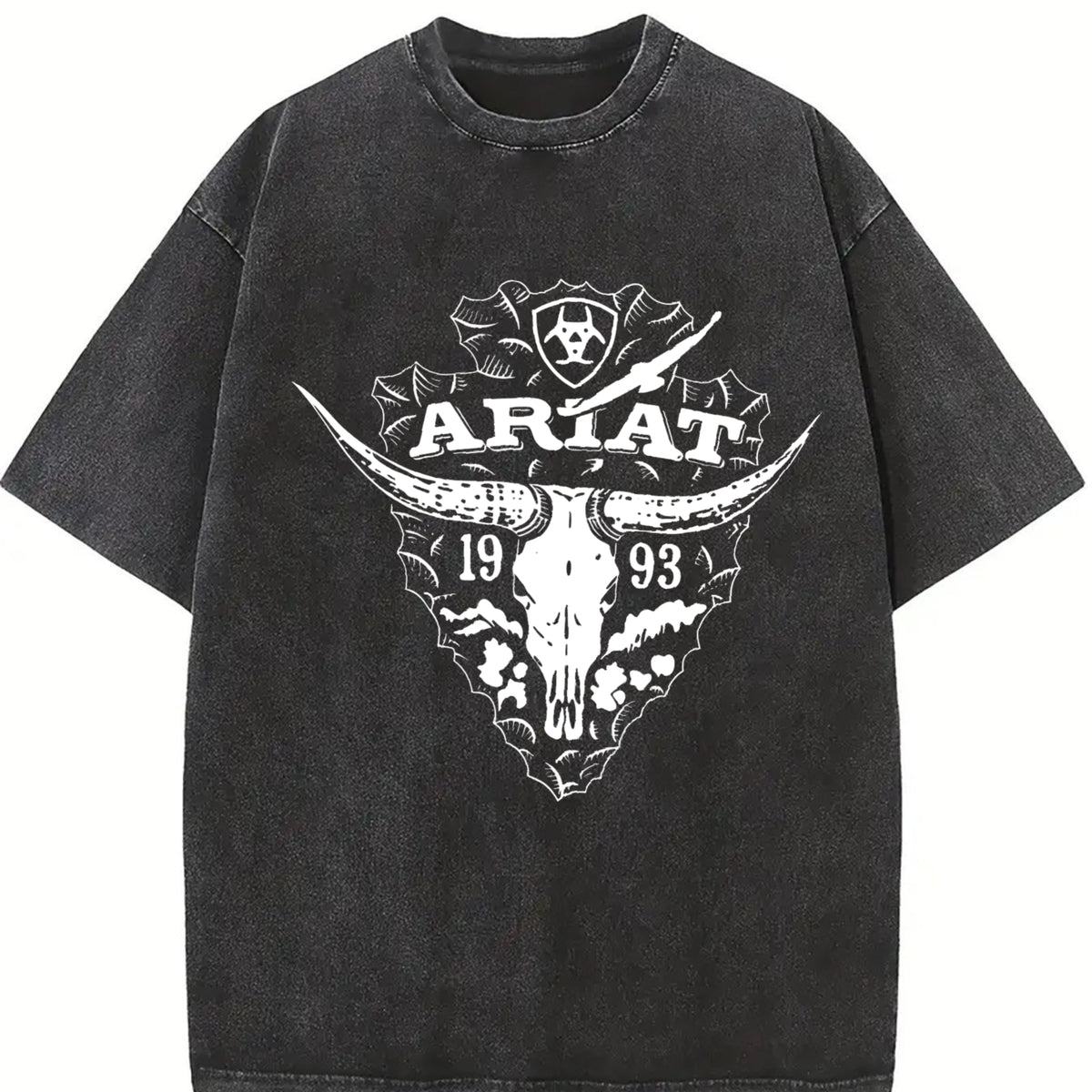 Ariat Bull Skull Vintage Washed T-Shirt - product view