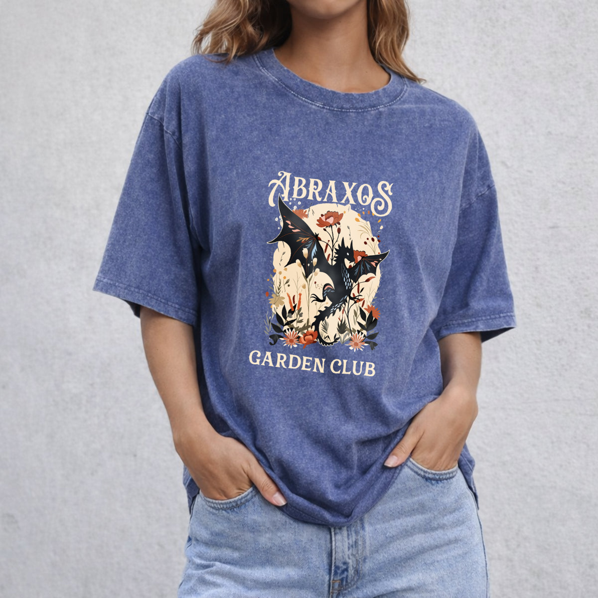 Abraxos Flower Garden Club Vintage Washed T-Shirt - product view