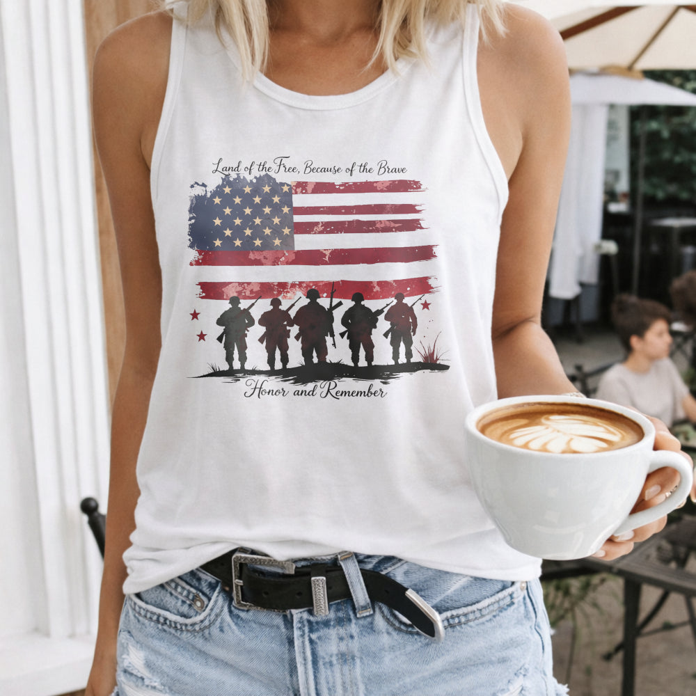 Land Of The Free Women's Tank Top - product view