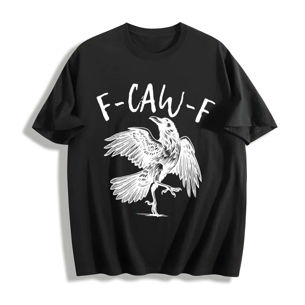 F-caw-f Cotton T-Shirt - product view