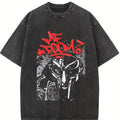 Mf Doom Shirt, mf doom merch, 90s hip hop, Rapper Lover Shirt Streetwear Crewneck, Retro Style Fan Apparel For Music Lover Menswear Top Black Casual