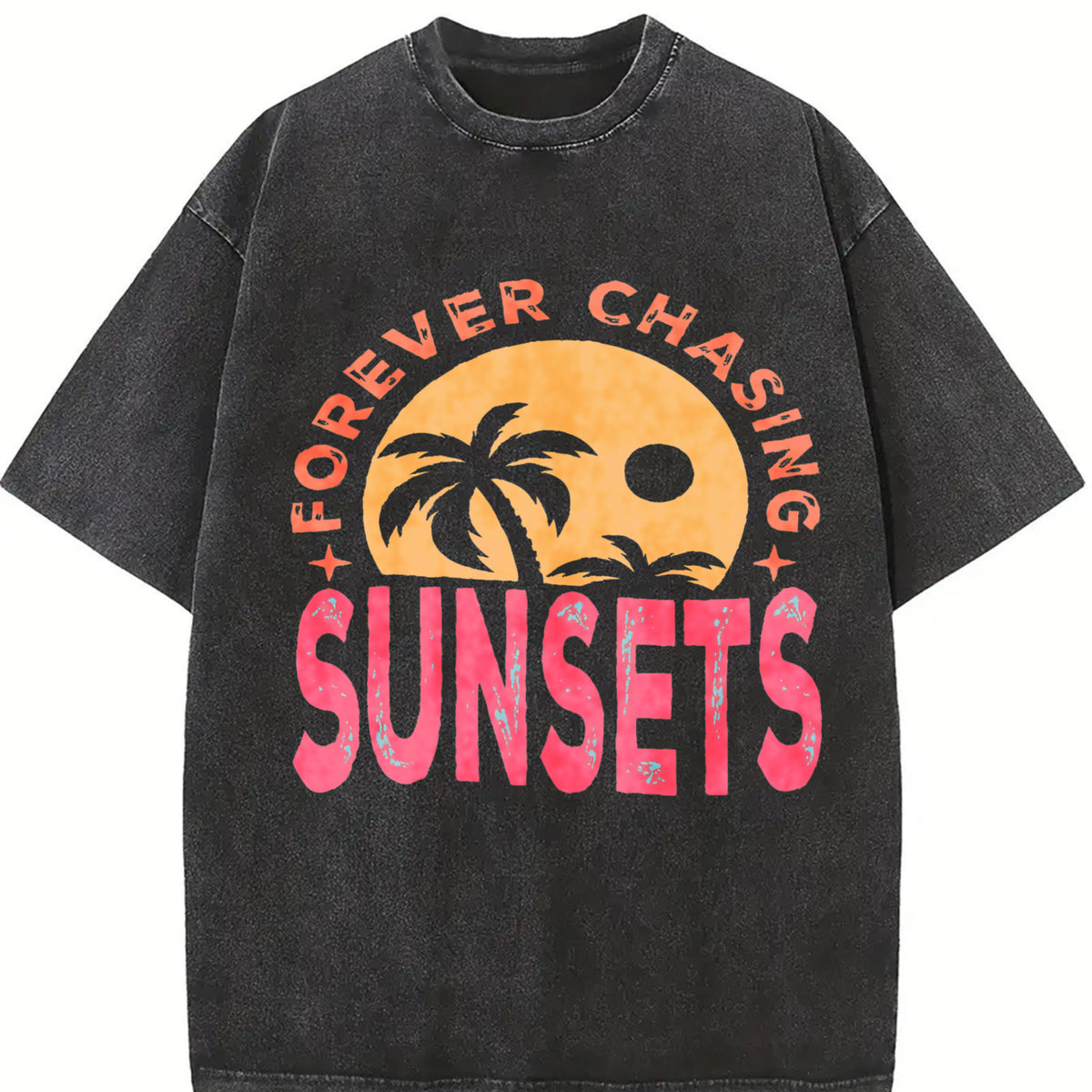 Women's Letter & Heart Print Round Neck Tee, Casual Short Sleeve T-Shirt for All Seasons, Ladies Sleepwear for Beach Vacation