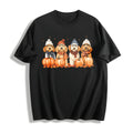Goldendoodle Fall Cotton T-Shirt - Black