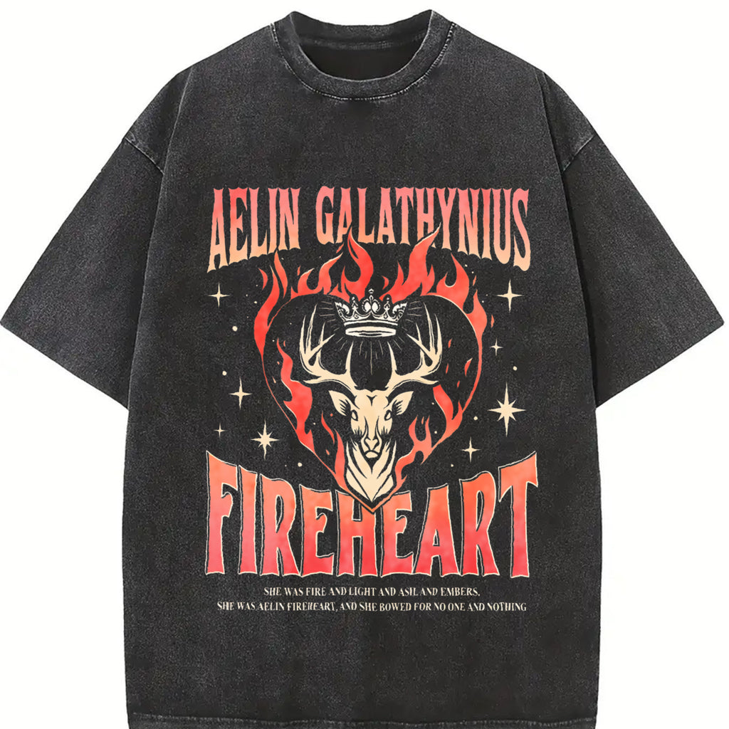 Throne of Glass Fan Shirt, Aelin Galathynius Fireheart Tee, Kingsflame Sweatshirt, Perfect Gift for Book Lovers, MrrllDesign.