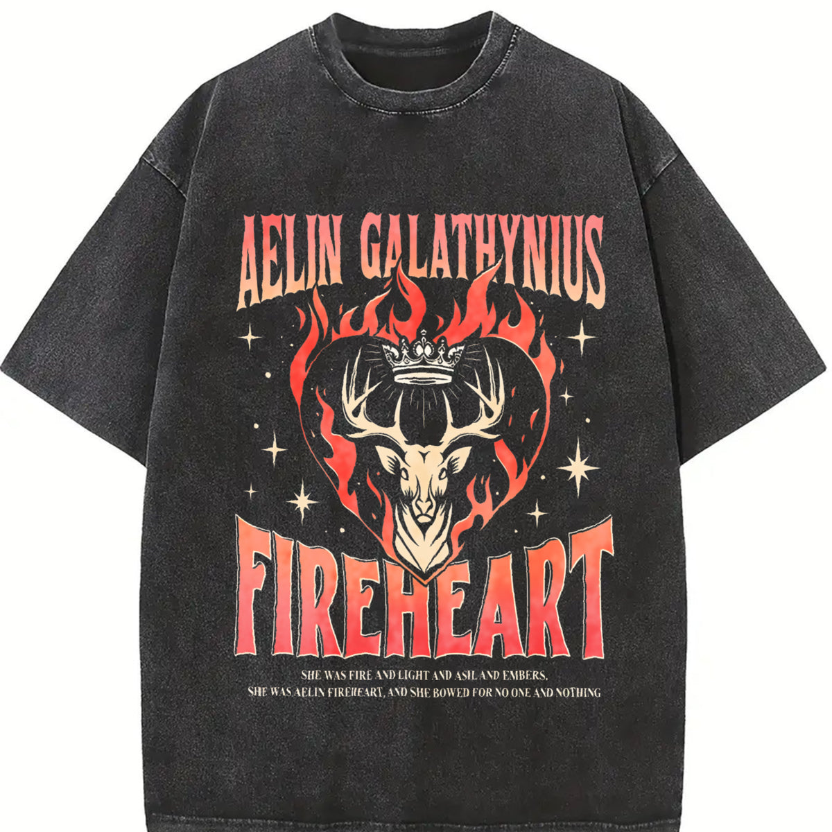Throne of Glass Fan Shirt, Aelin Galathynius Fireheart Tee, Kingsflame Sweatshirt, Perfect Gift for Book Lovers, MrrllDesign.