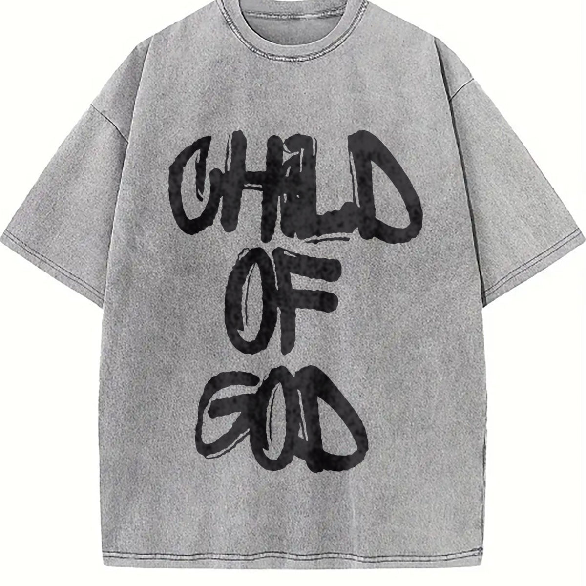Child Of God Graffiti Vintage Washed T-Shirt - product view