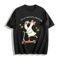 Off To Regulate Emotions Cotton T-Shirt - Black