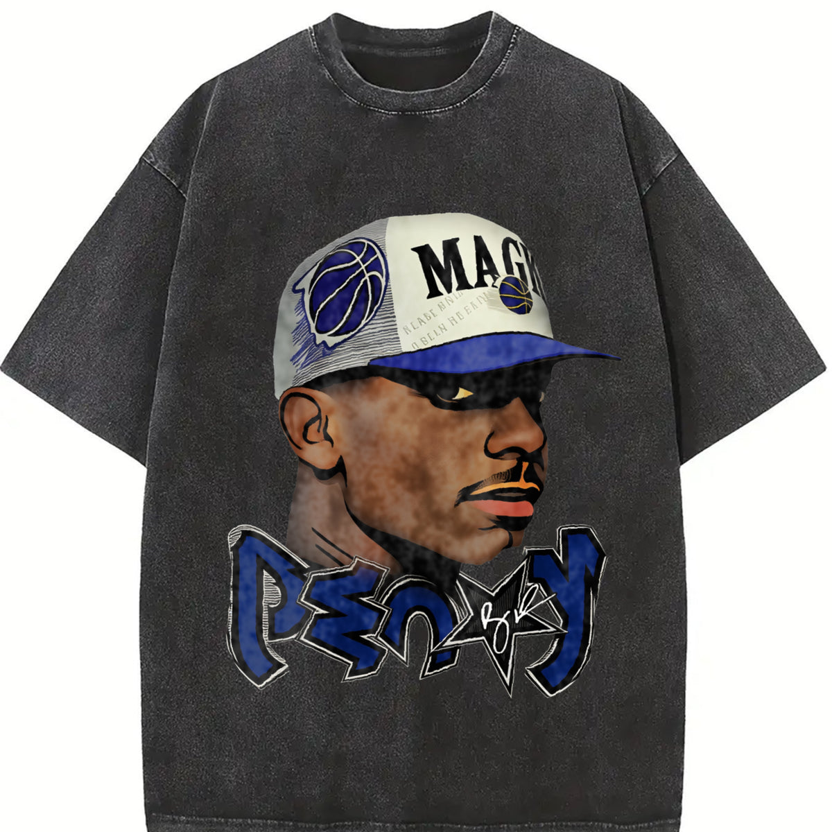 Penny T-Shirt Custom Graphic Tee Basketball Crewneck Cotton