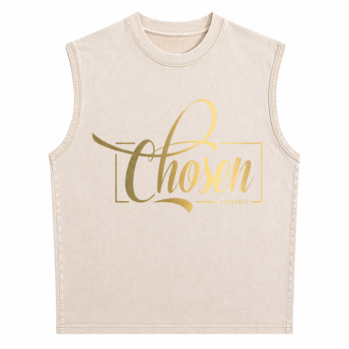 Cozy Men's Washed Tank Top - product view