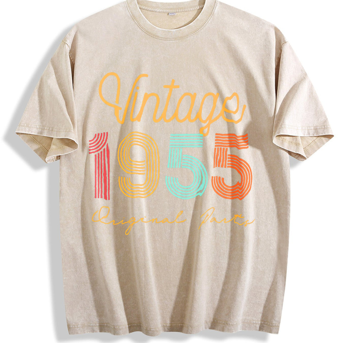 1955 Original Parts Vintage Washed T-Shirt - Beige