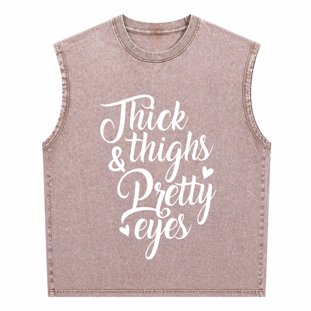 Thighs & Pretty Eyes Men's Washed Tank Top - product view