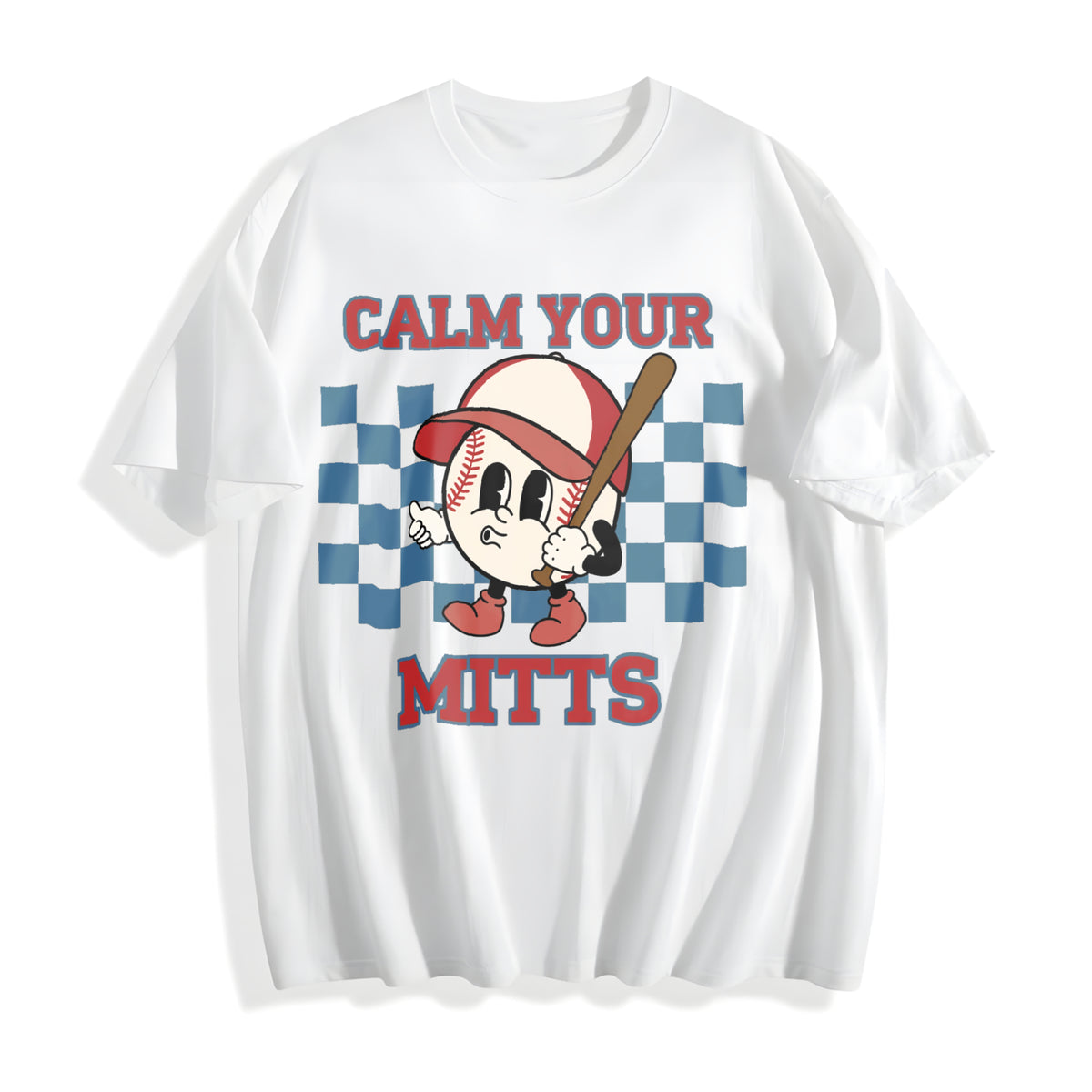 Baseball Game Day Cotton T-Shirt - product view