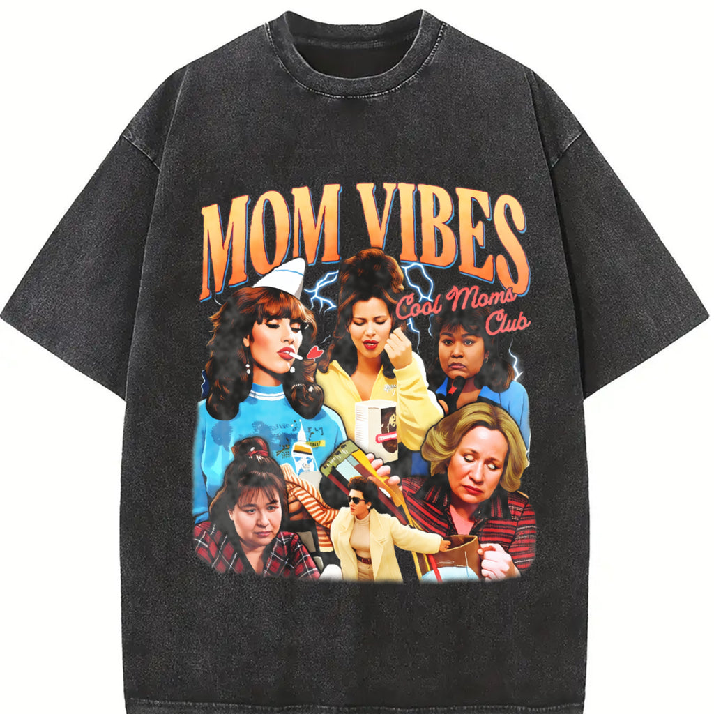 The 90’S Mom Vibes Shirt, Gift For Men Women, Crew Neck, Menswear Top, Womenswear Top Underwear Streetwear