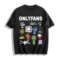 Onlyfans Cursed Cotton T-Shirt - Black