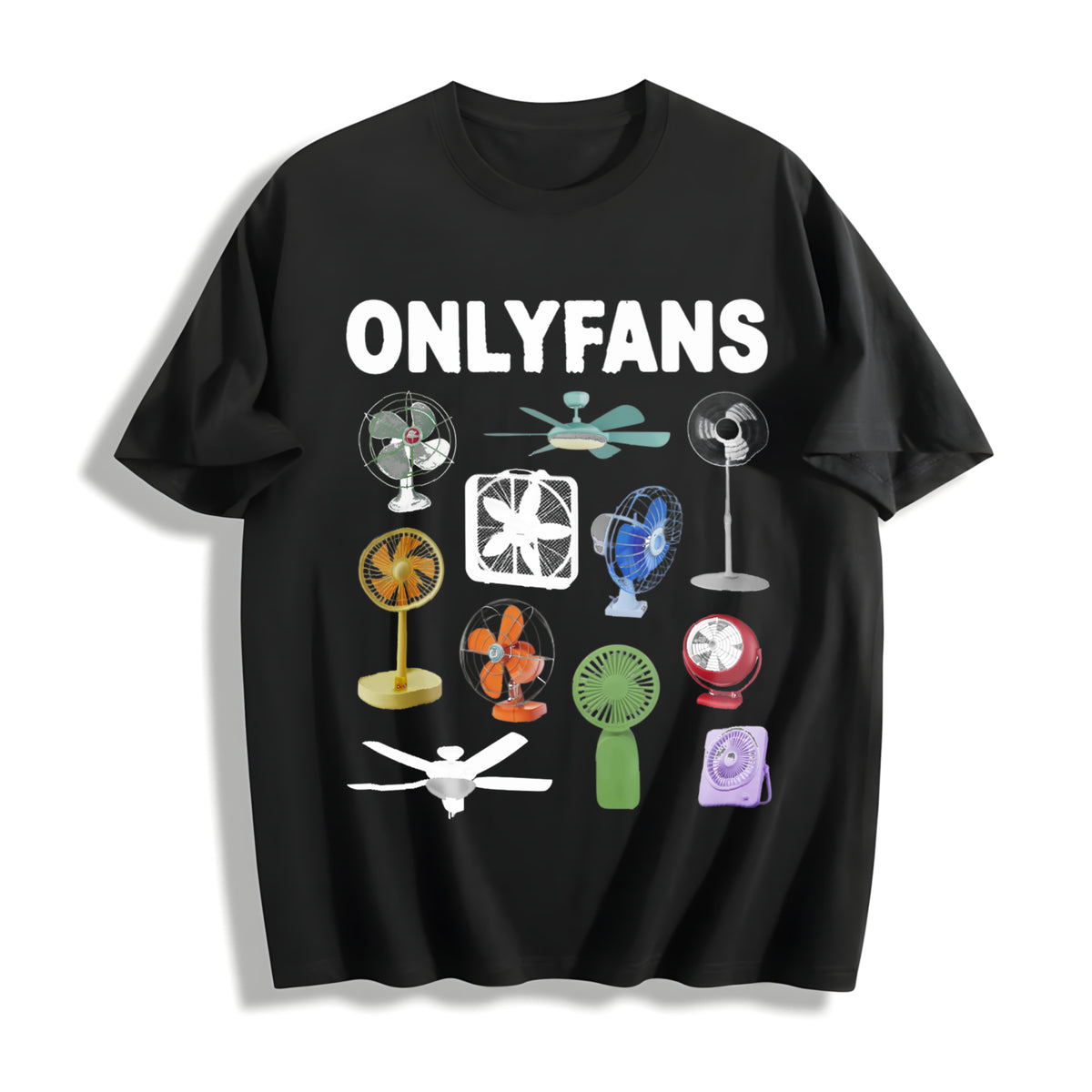 Onlyfans Cursed Cotton T-Shirt - Black
