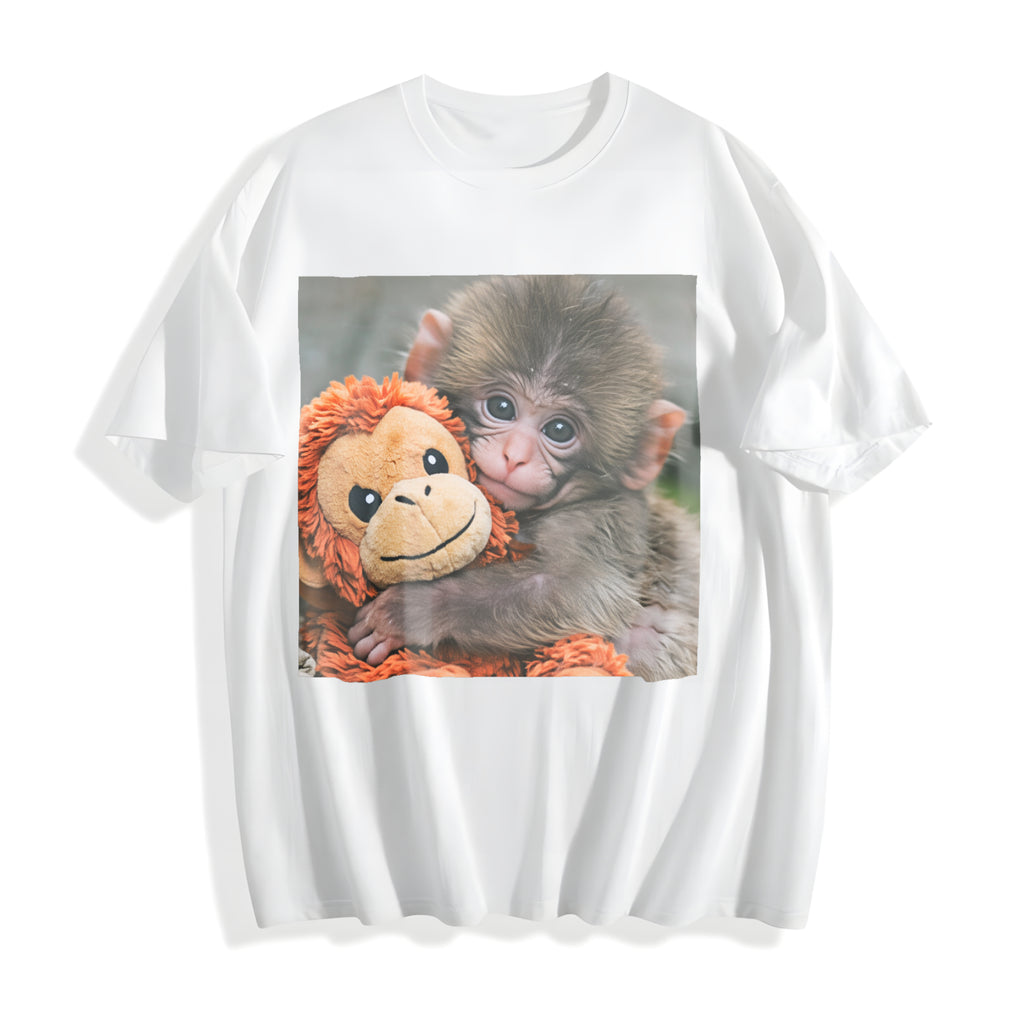 Punch Monkey Cotton T-Shirt - product view