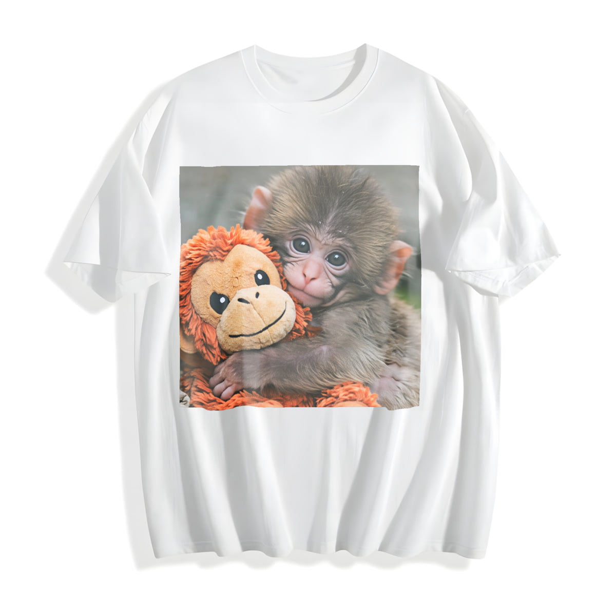 Punch Monkey Cotton T-Shirt - product view